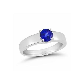 14k White Gold .90ct Tanzanite Ring